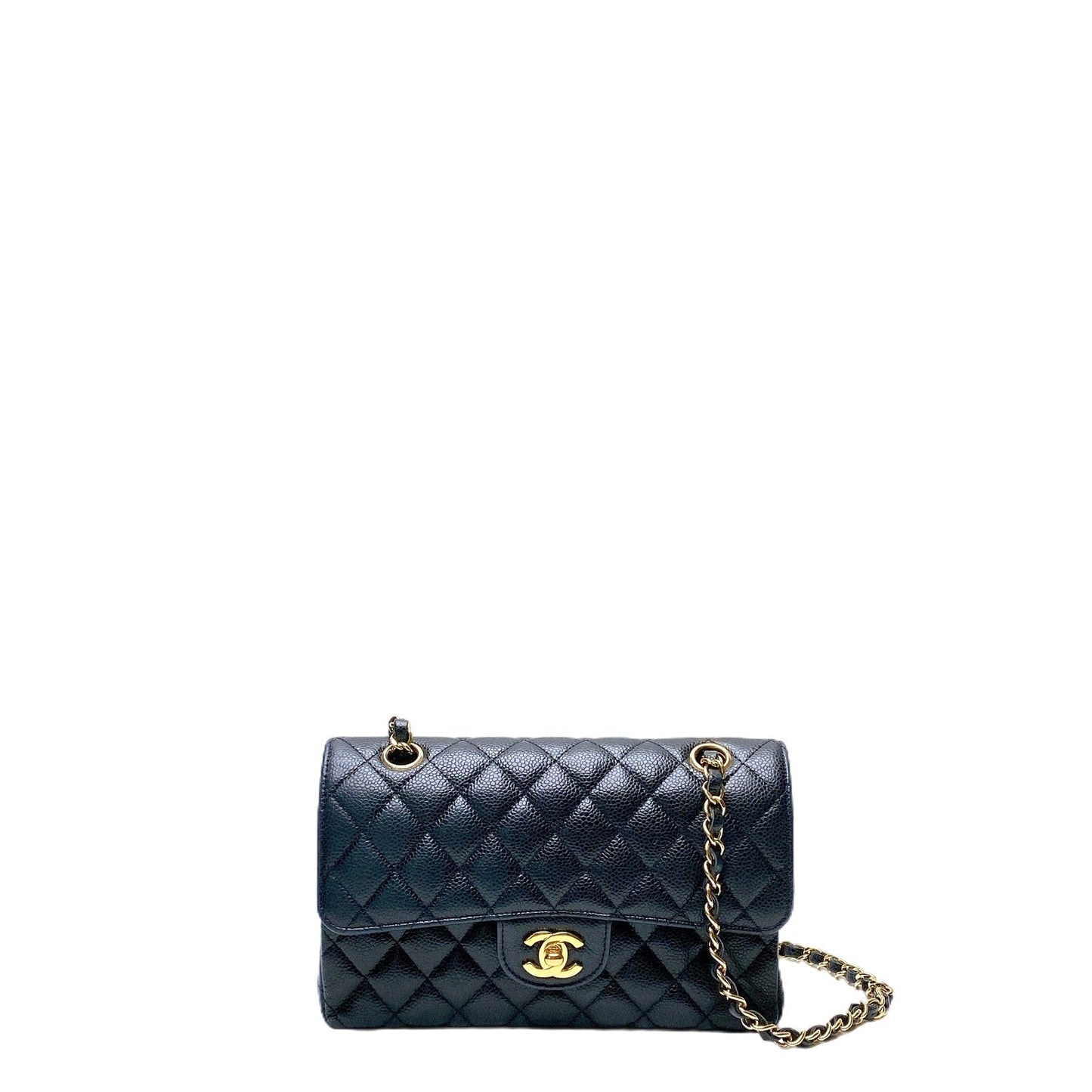 Chanel CF SMALL CAVIAR IN GHW Accessory