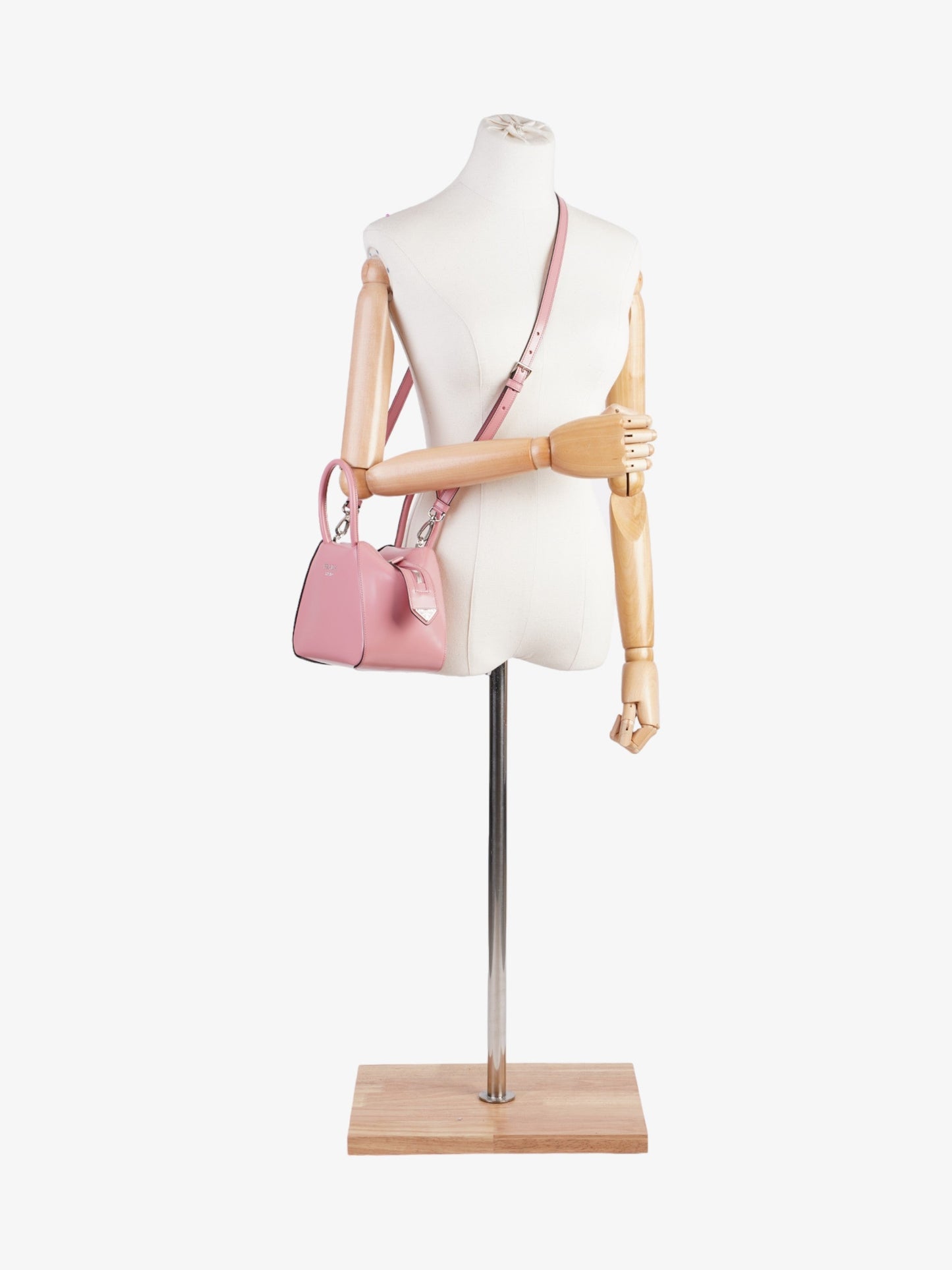 Prada Supernova Calfskin Shoulder Bag Leather Pink