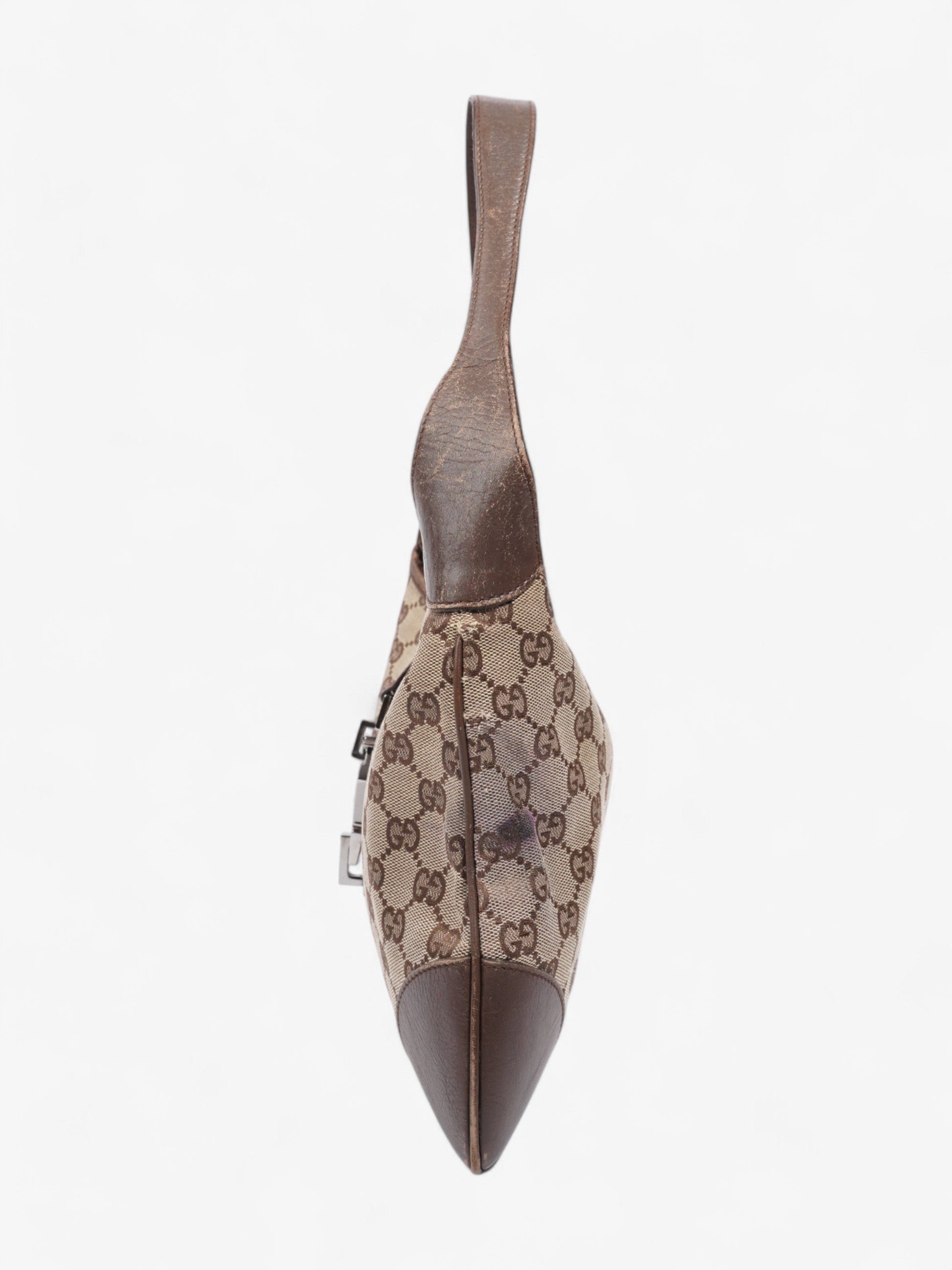 Gucci Jackie Supreme Shoulder Bag Canvas Brown
