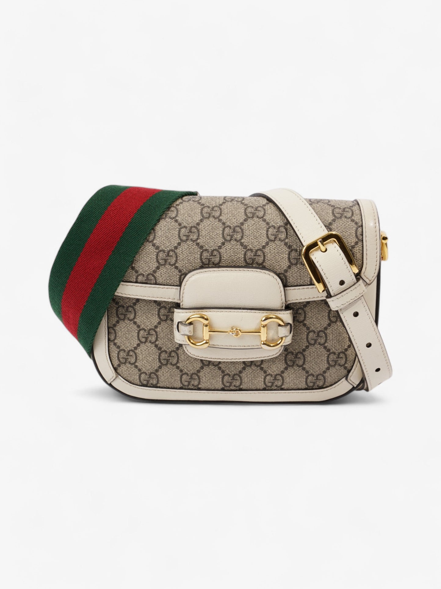 Gucci Horsebit Mini Bag Coated Canvas Monogram Shoulder Bag