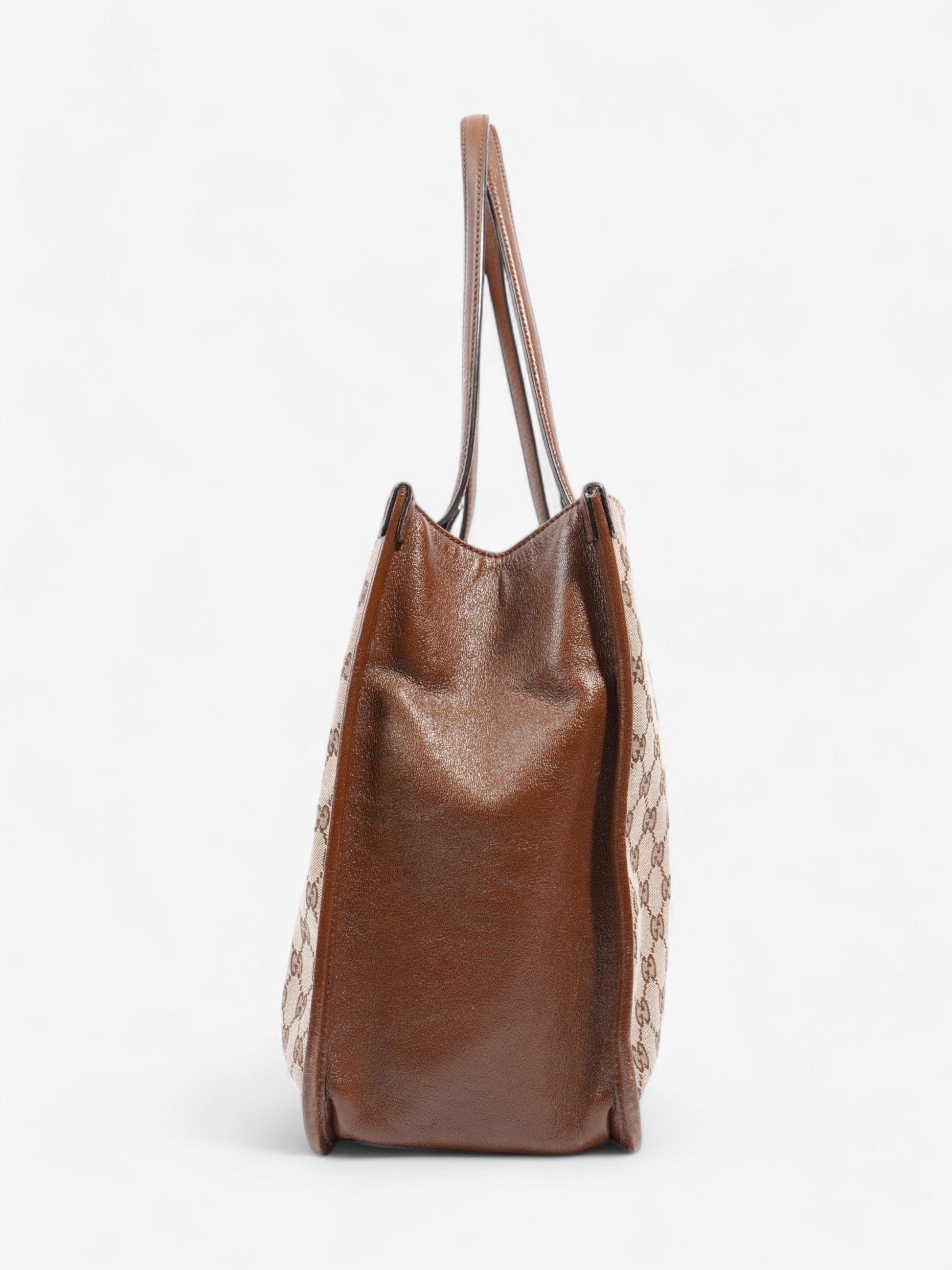 Gucci Horsebit Tote Bag Canvas Monogram