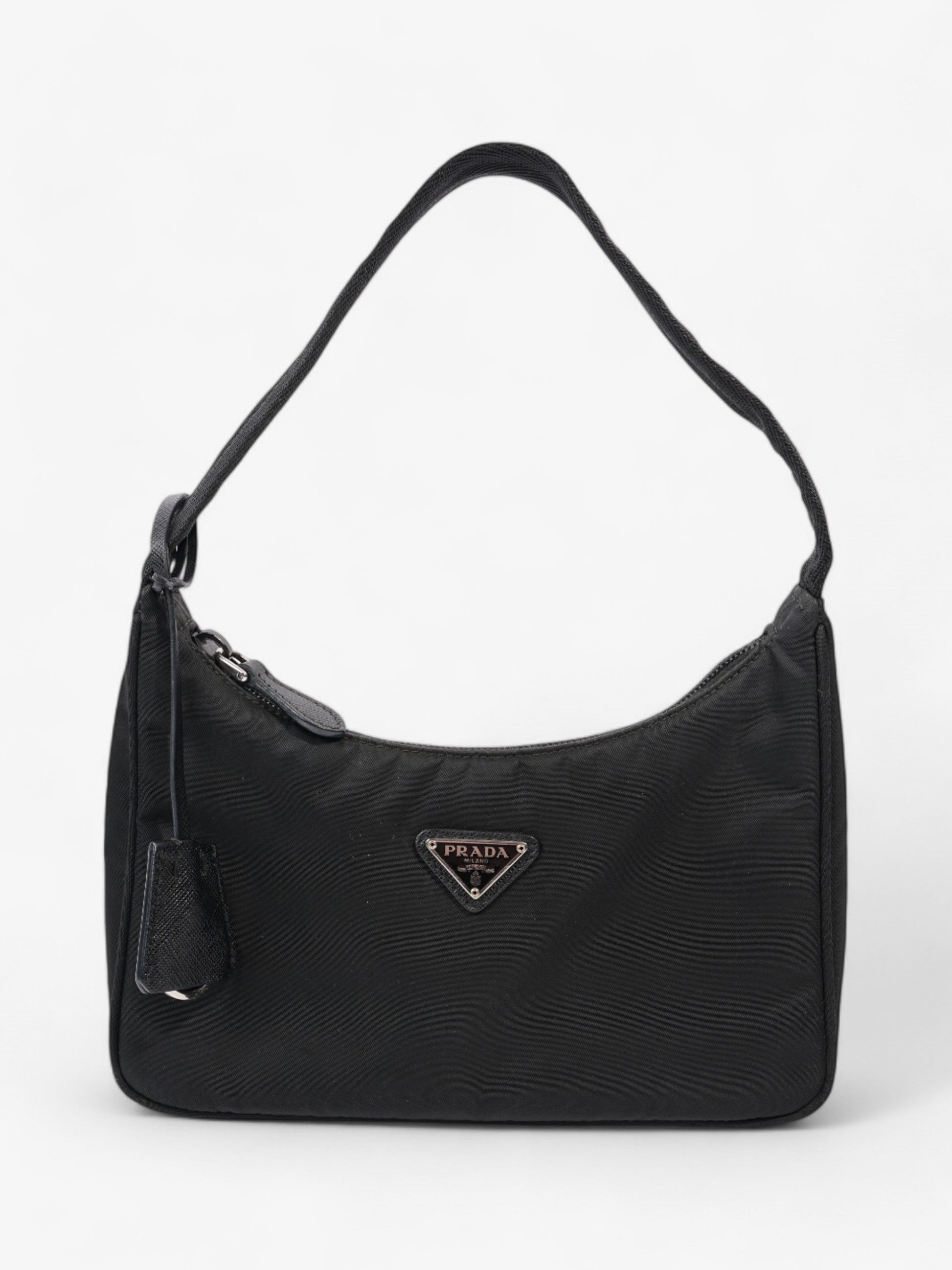 Prada Hobo Re Edition Nylon Black Hobo Bag