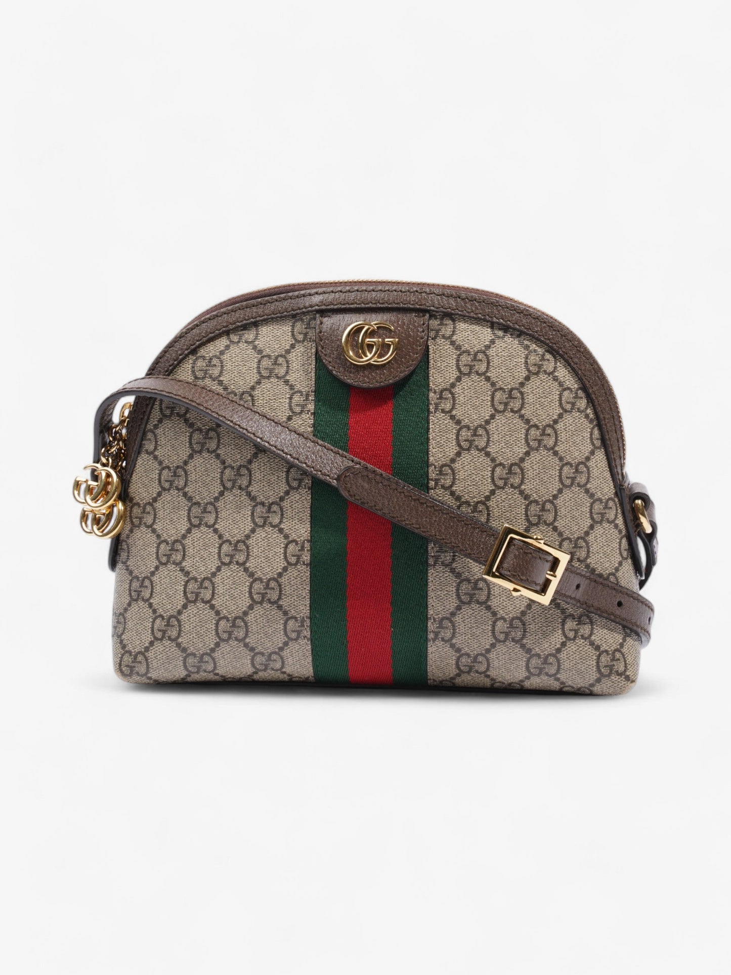 Gucci Ophidia Shoulder Bag Supreme Coated Small Canvas Red