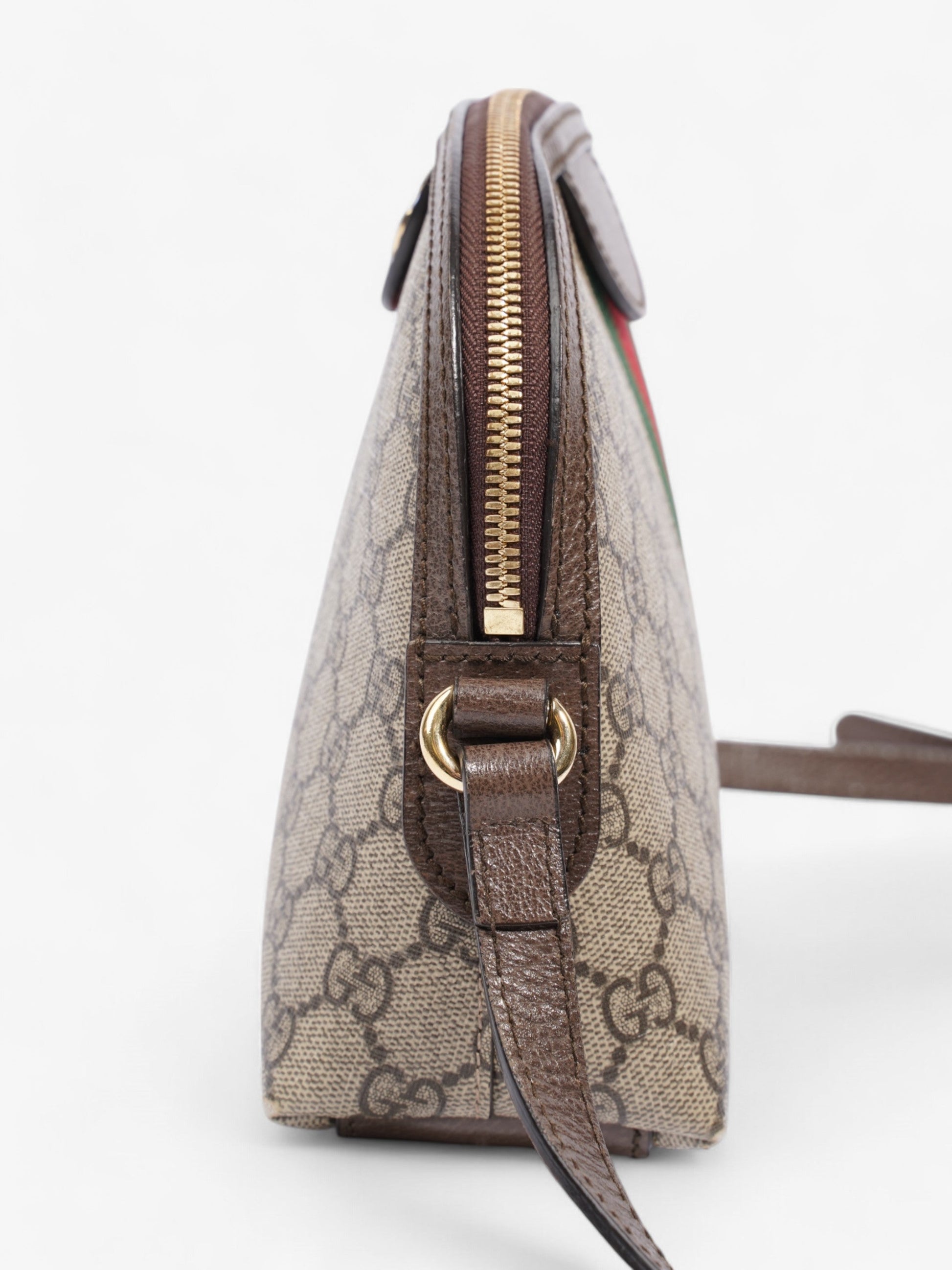 Gucci Ophidia Shoulder Bag Supreme Coated Small Canvas Red