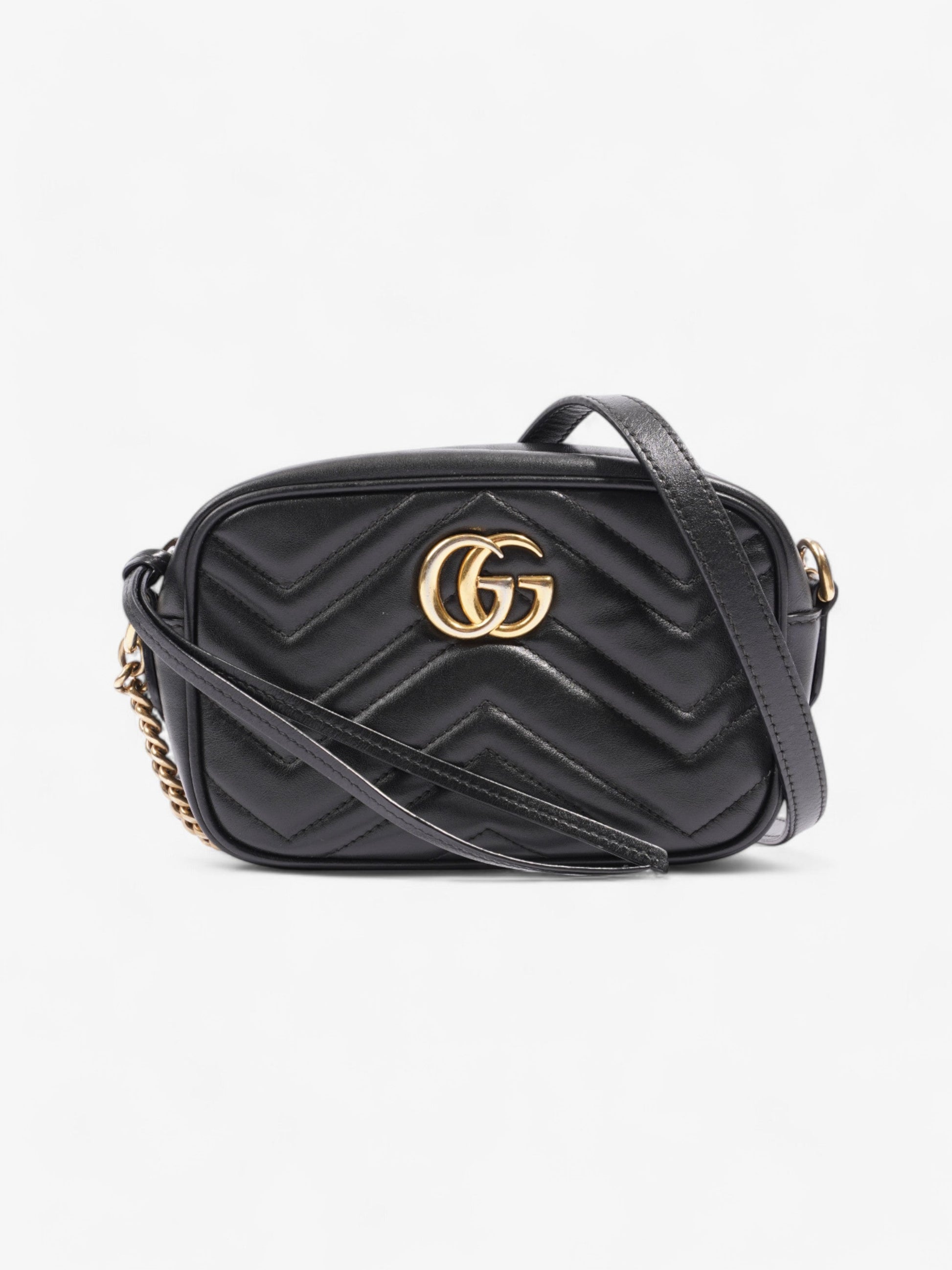 Gucci Marmont Mini Crossbody Bag Leather Matelasse 16