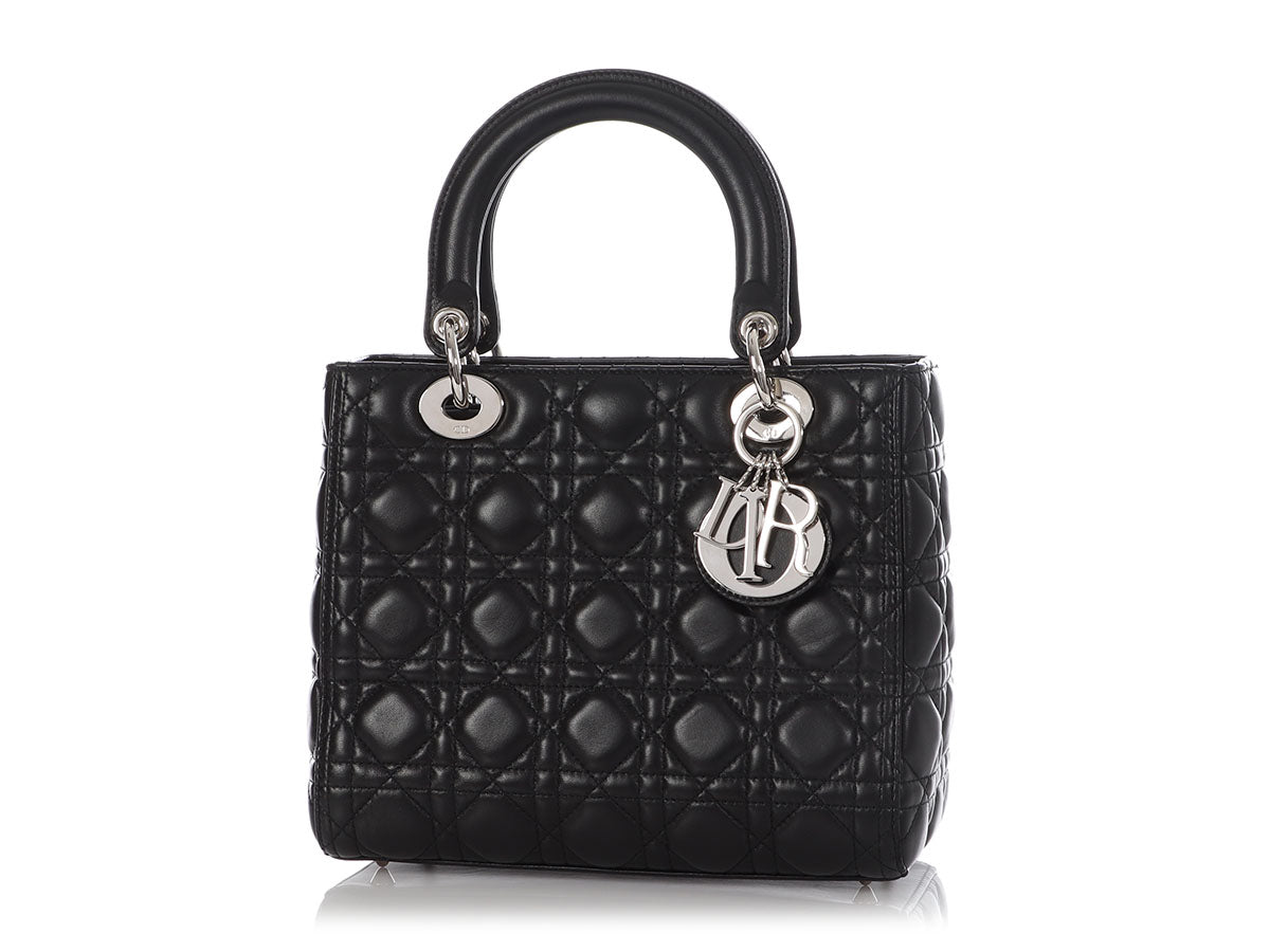 Dior Lady Crossbody Bag Black Medium