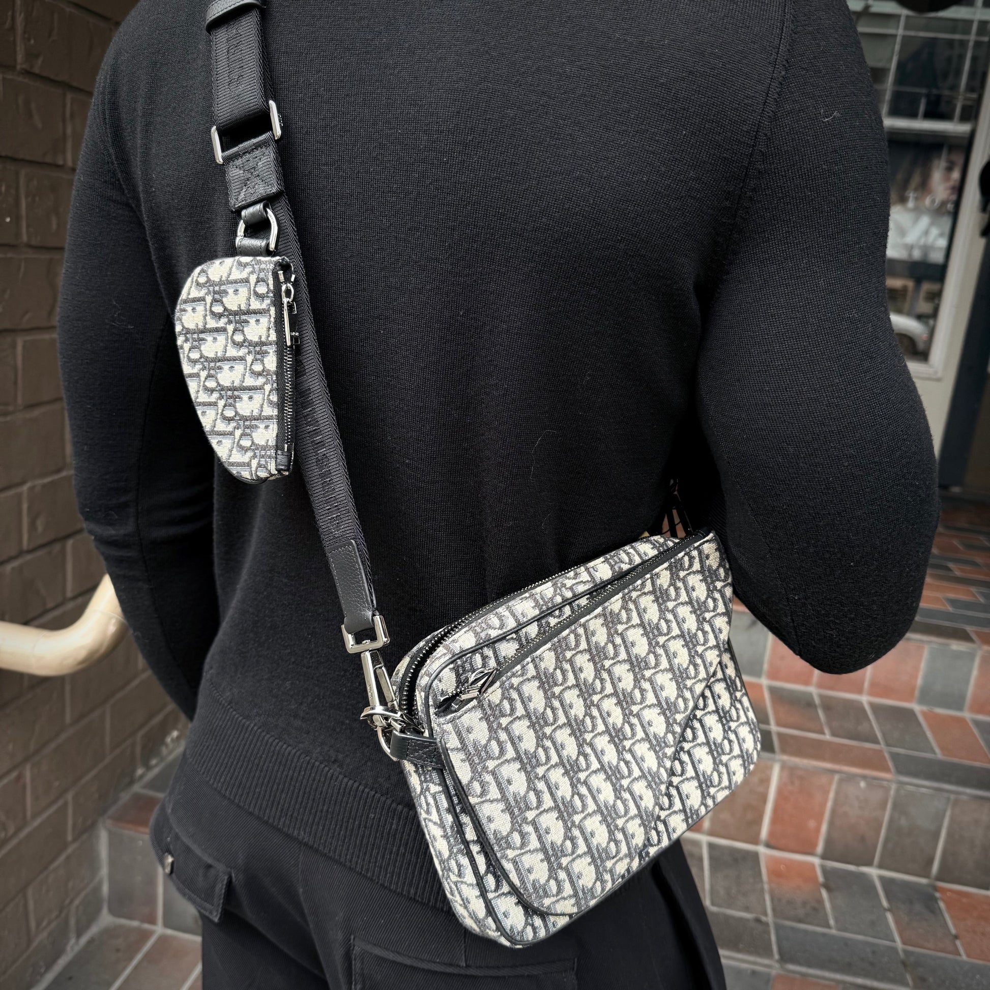 Dior Handbag Saddle Triple Pouch