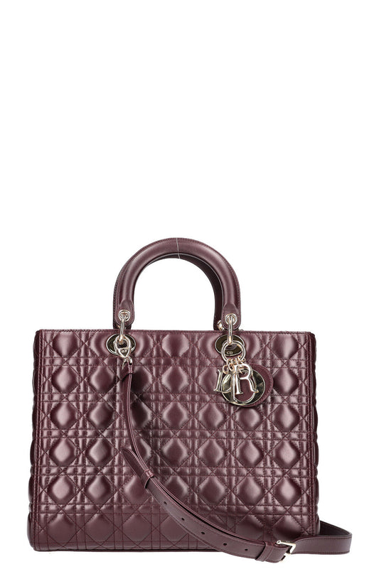 Dior Handbag Lady Plume Large