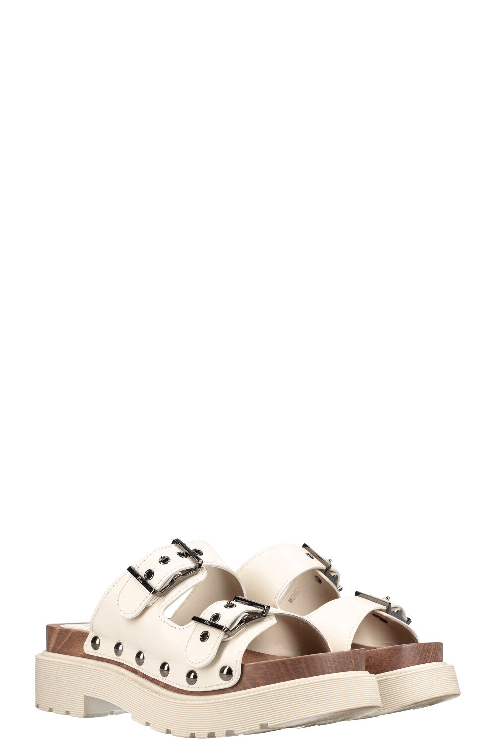 Dior Handbag quake Strap Sandal White Shoes