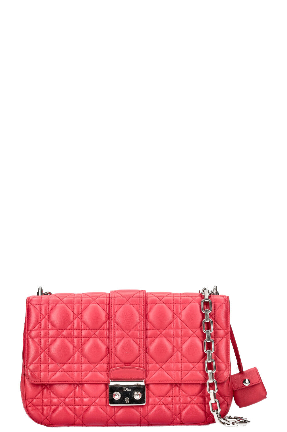 Dior Handbag Miss Bag Cannage Pink