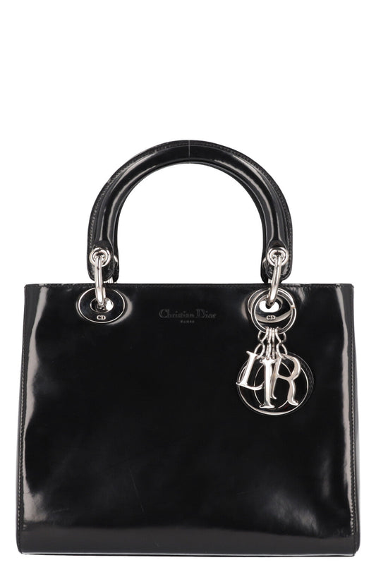 Dior Tote Bag Lady Spazzolato Medium
