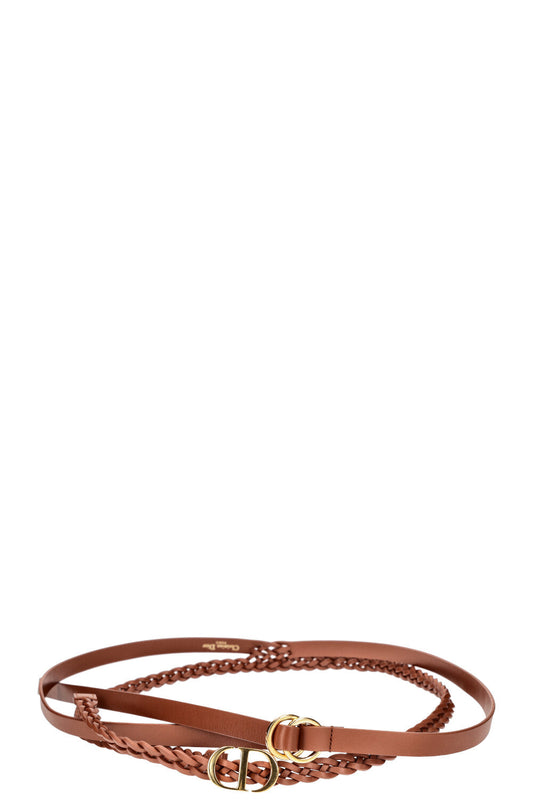 Dior Handbag double Belt Brown