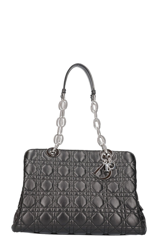 Dior Soft Cannage Bag Black Medium Handbag