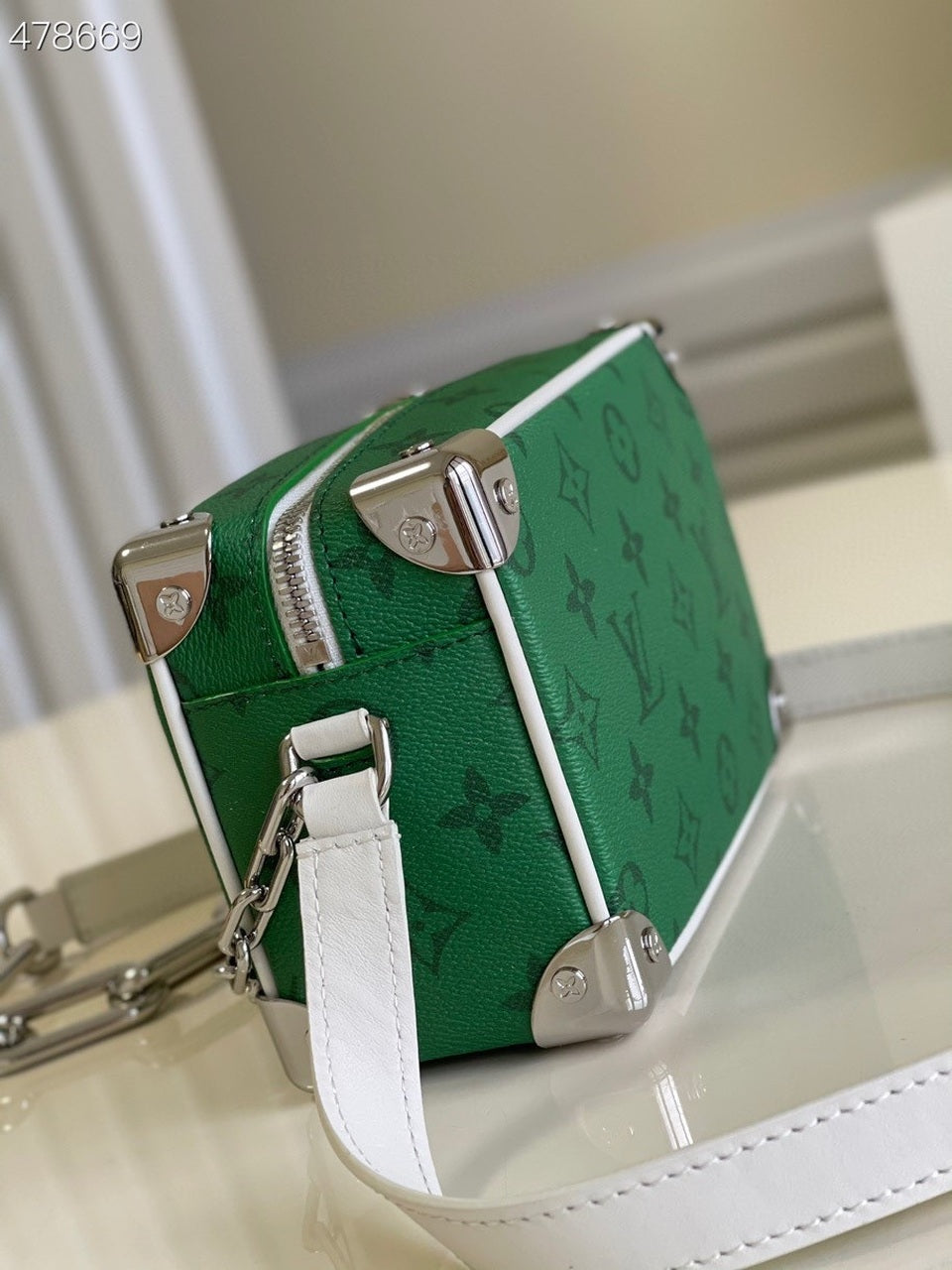 Top Quality Mini Soft Trunk By Virgil Canvas Monogram Crossbody Bag