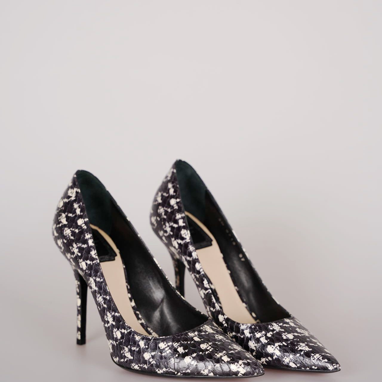 Dior Shoe Christian Classic Houndstooth Stiletto 10 cm Pumps Beige Shoes