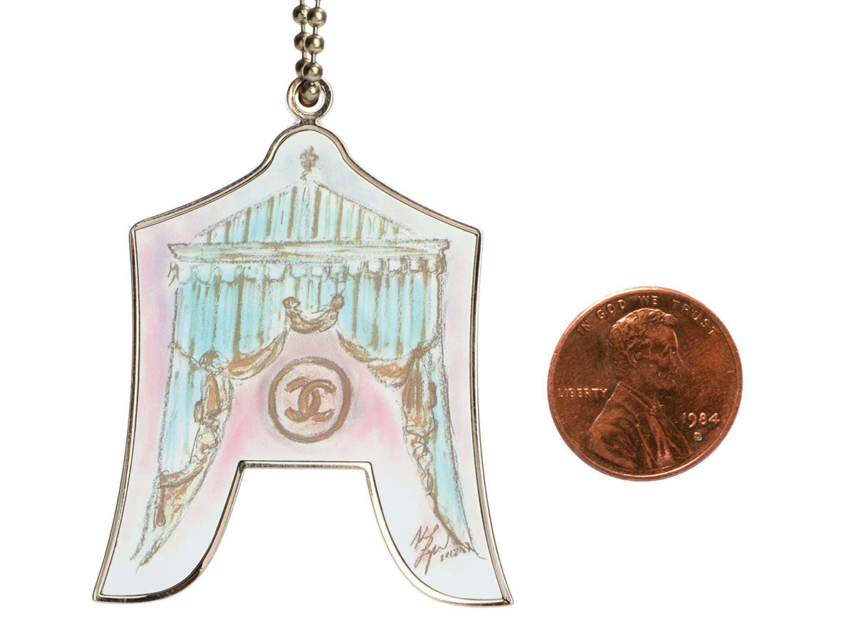 Chanel Runway Tent Bag Charm Key Chain Accessory