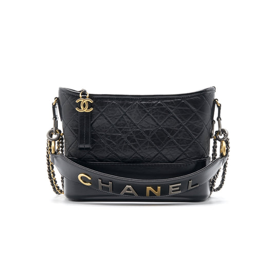 Chanel 's Gabrielle Hobo Handbag with Top Handle New Medium