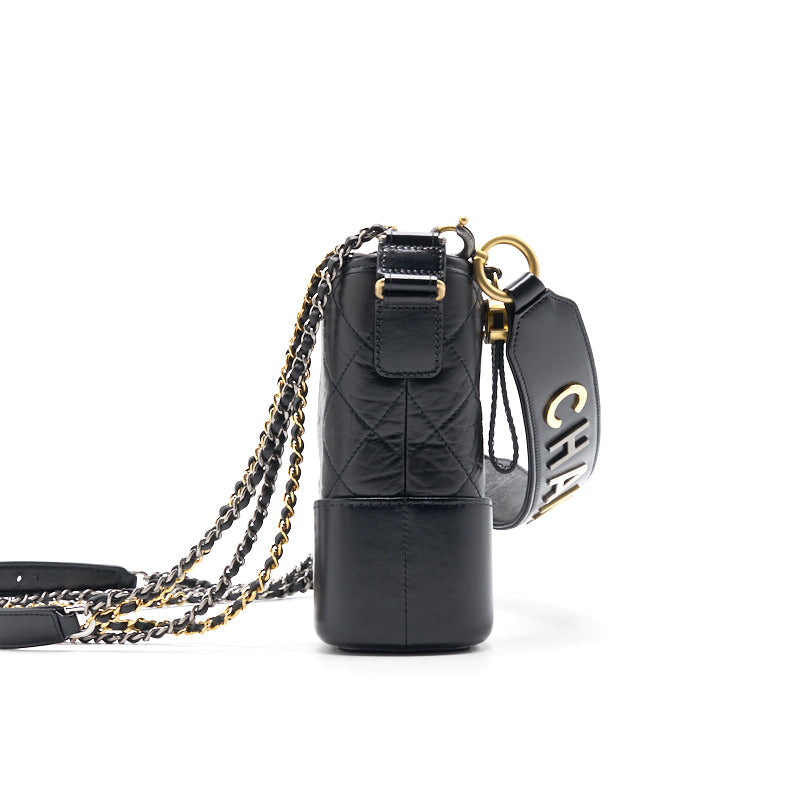 Chanel 's Gabrielle Hobo Handbag with Top Handle New Medium
