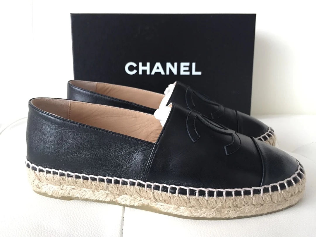 Chanel CC LAMBSKIN Handbag Espadrilles 2