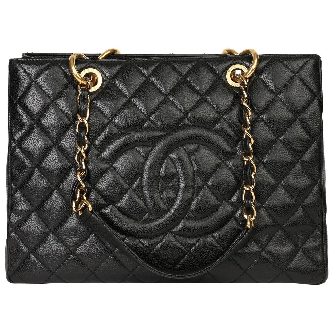 Chanel CAVIAR QUILTED GRAND SHOPPING Tote Bag Bag 1