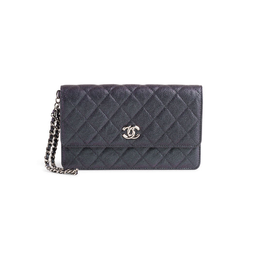 Chanel CAVIAR QUILTED WRISTLET Clutch Bag