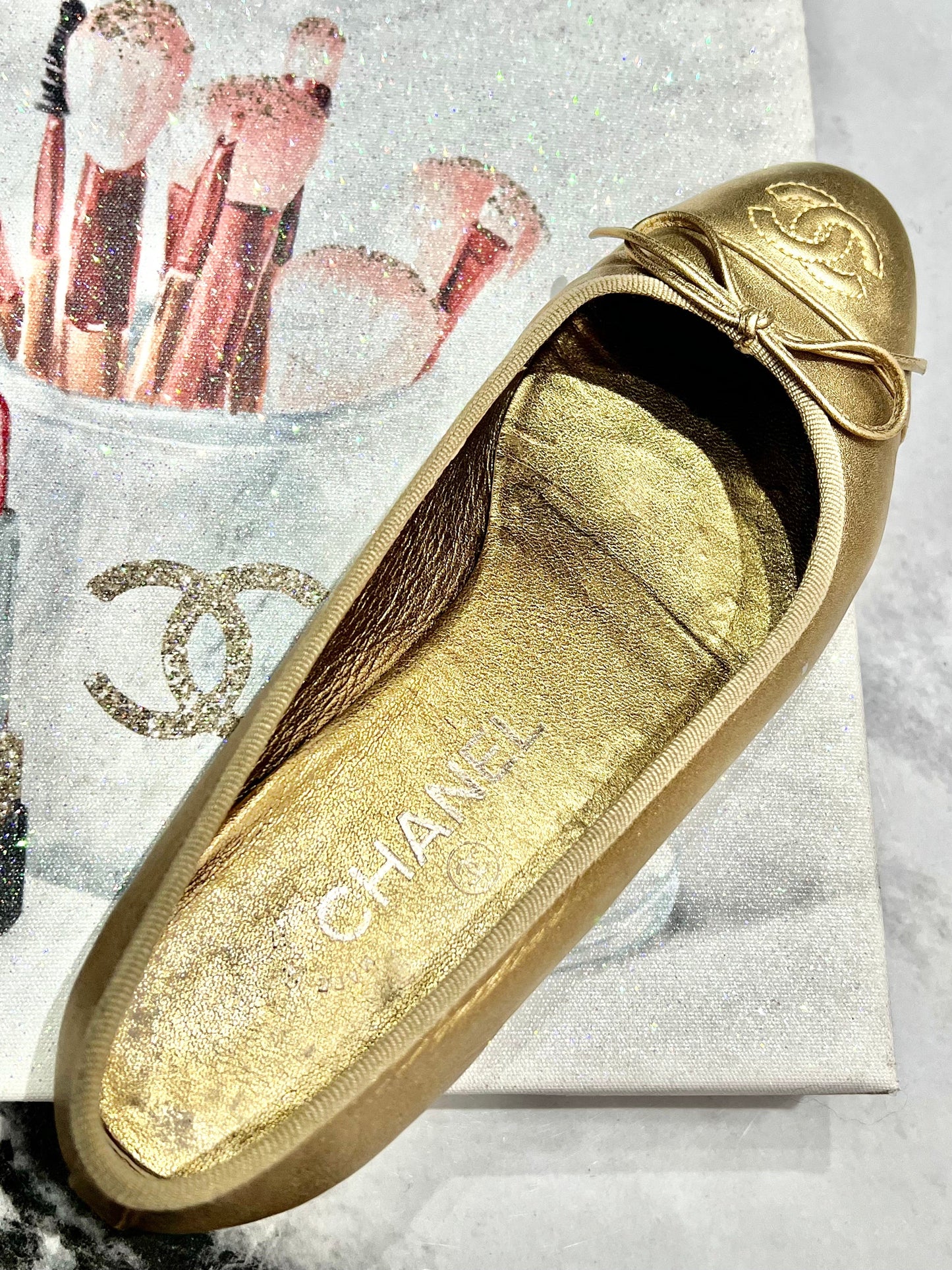 Chanel CC Leather Shoes