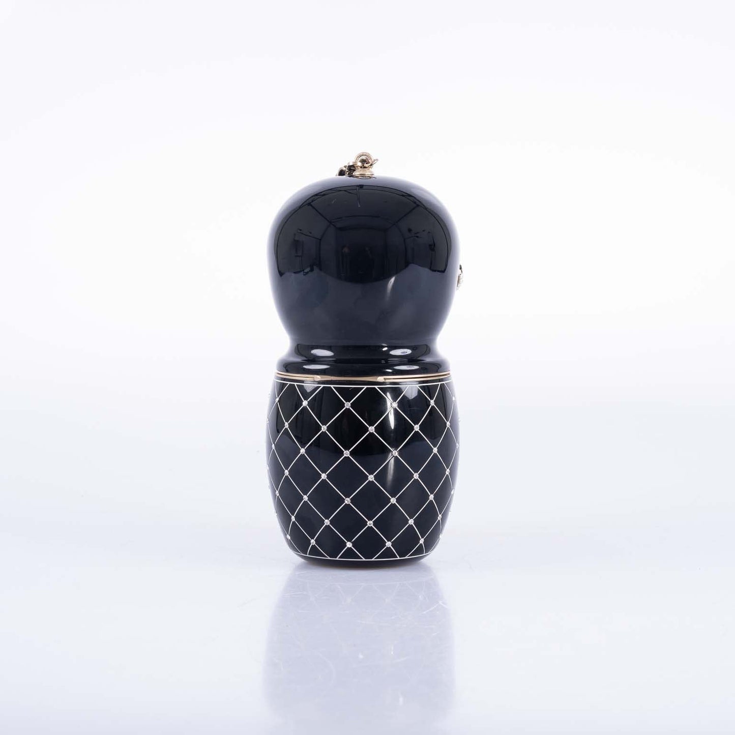 Chanel Paris-Bombay Black Lucite Métiers d’Art Matryoshka Runway Bag