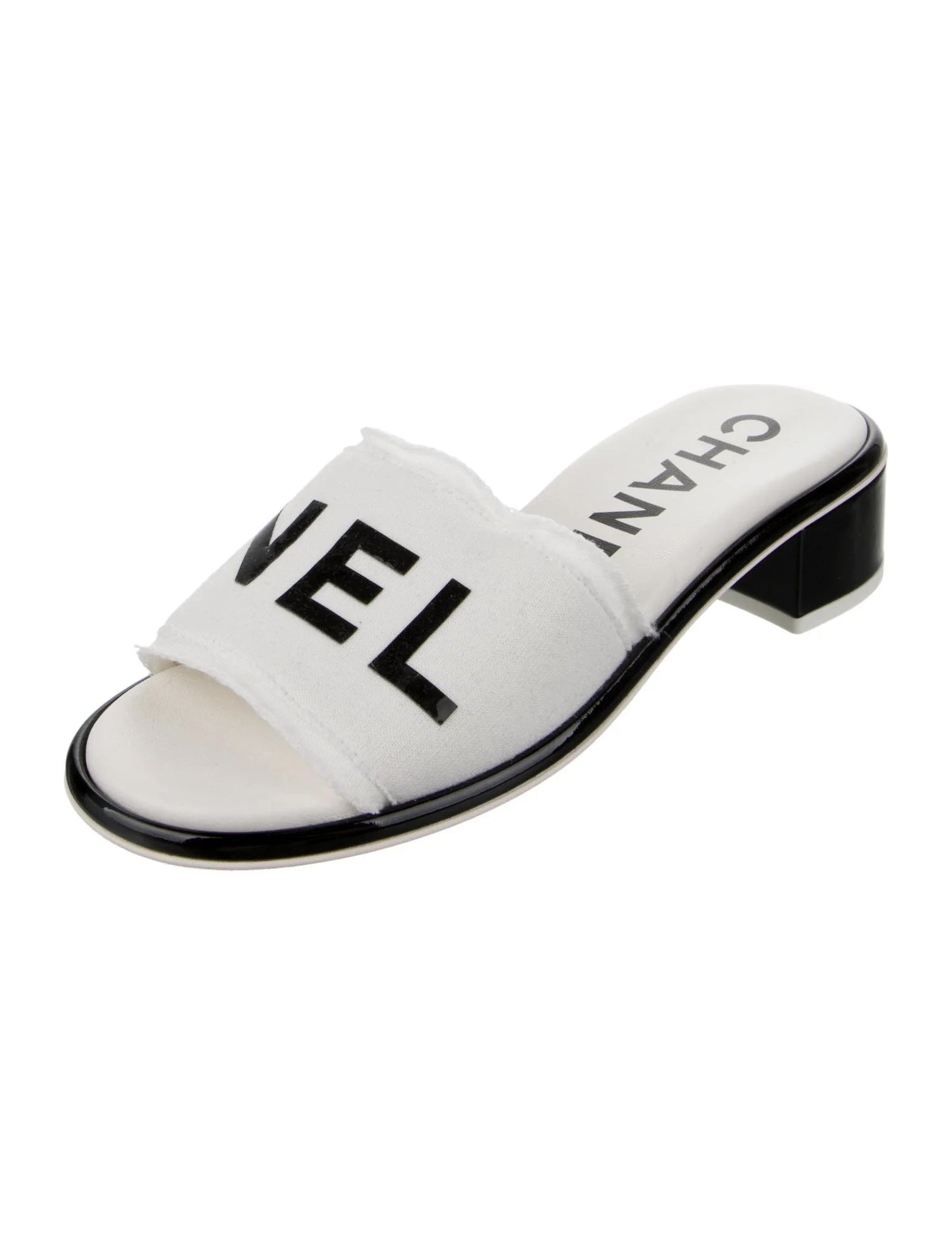 Chanel RAW EDGE & CHA NEL MULES Leather Shoes