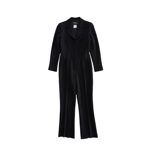 Chanel Wool Jumpsuit - Women's 38 Accessory