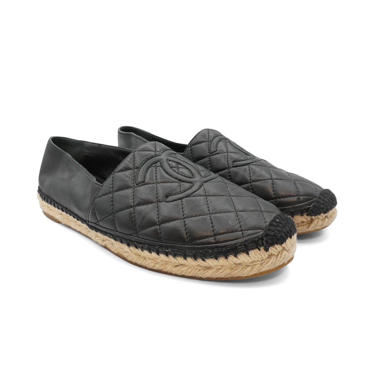Chanel 'CC Quilted' Espadrille - Women's 40 Shoes