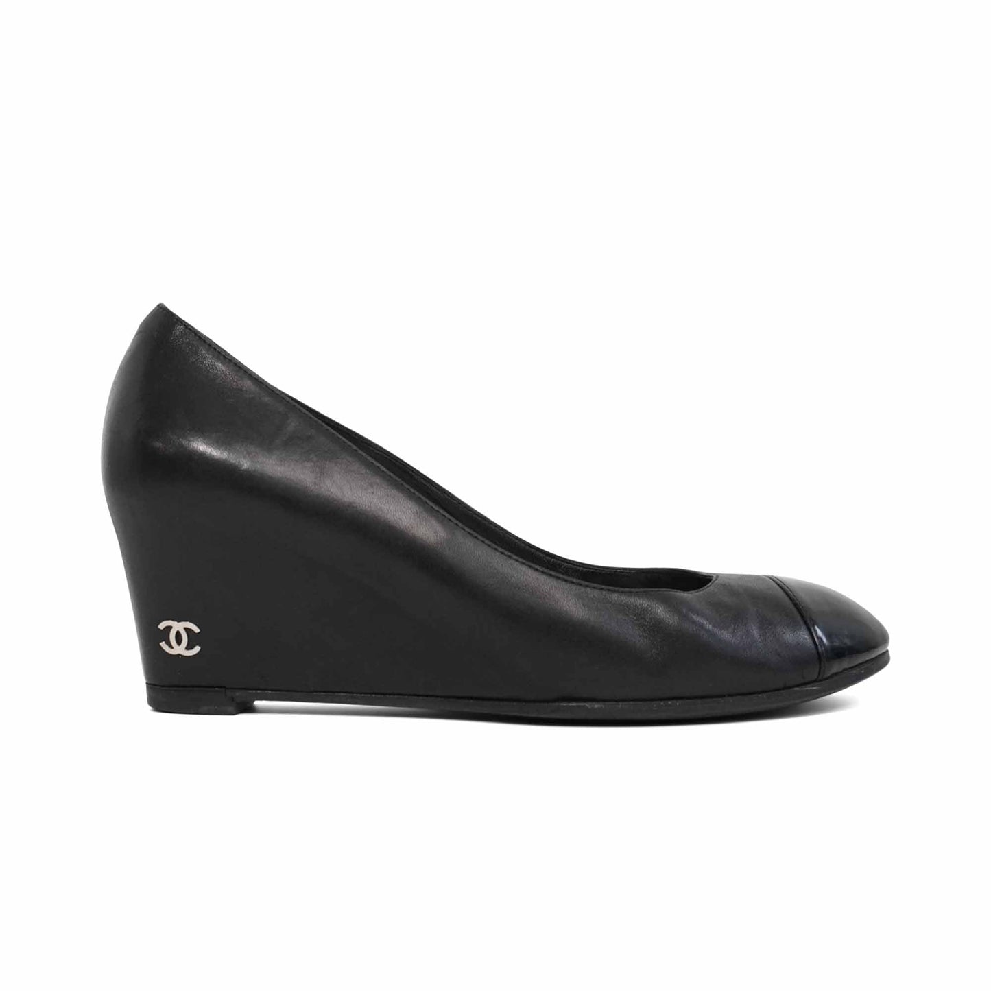 Chanel Leather Wedges - Women's 7.5 Accessory