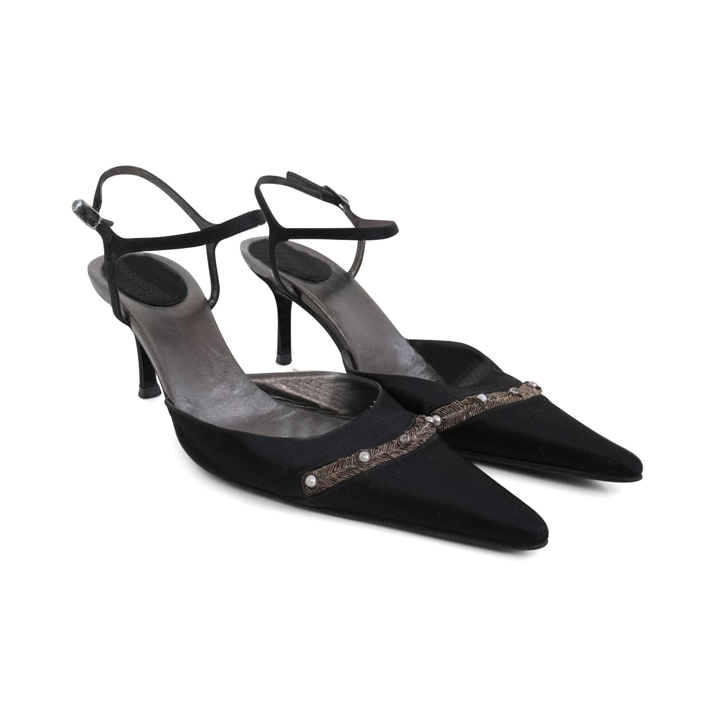 Chanel Satin Heels - Women's 39
