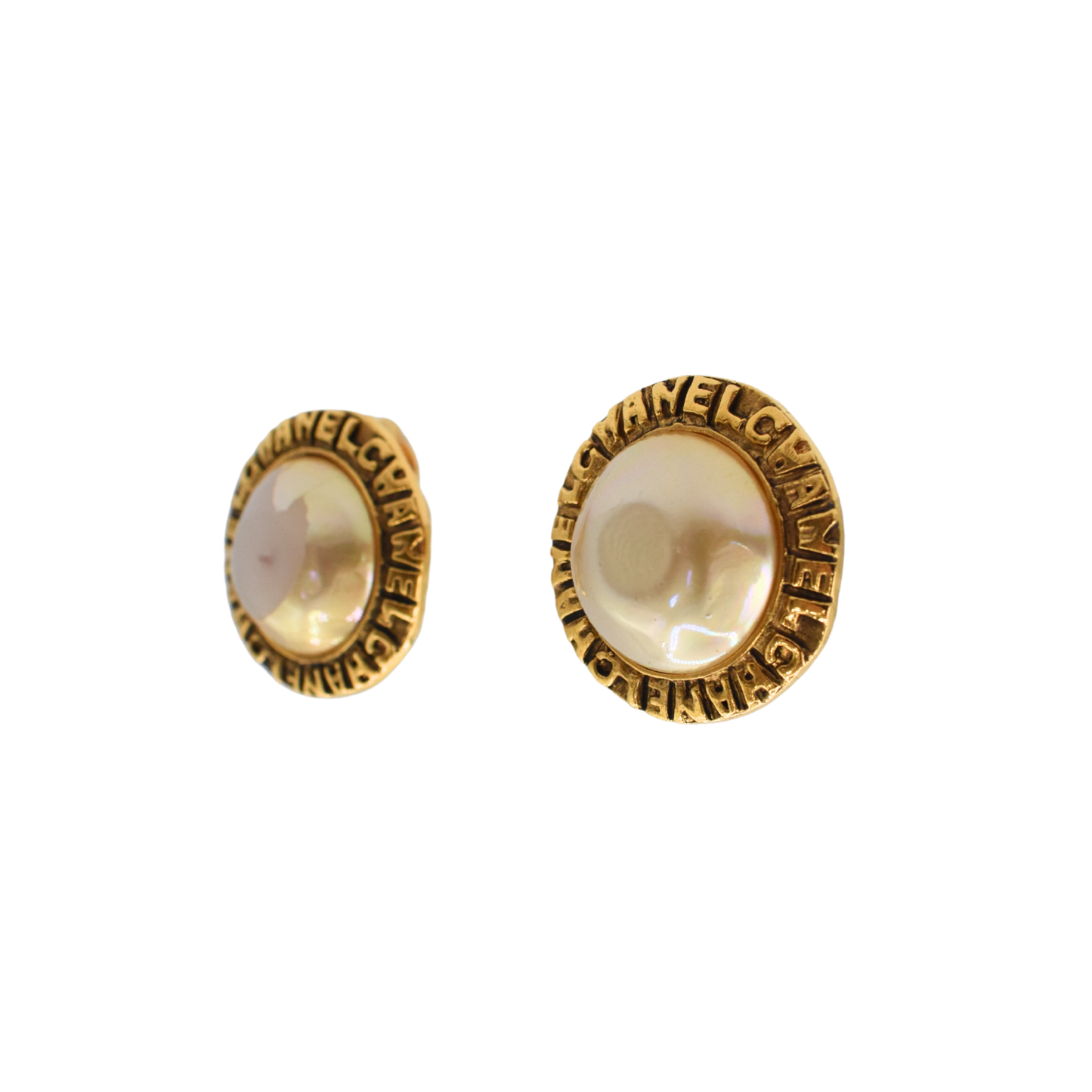Chanel Faux Pearl Clip On Earrings Jewelry