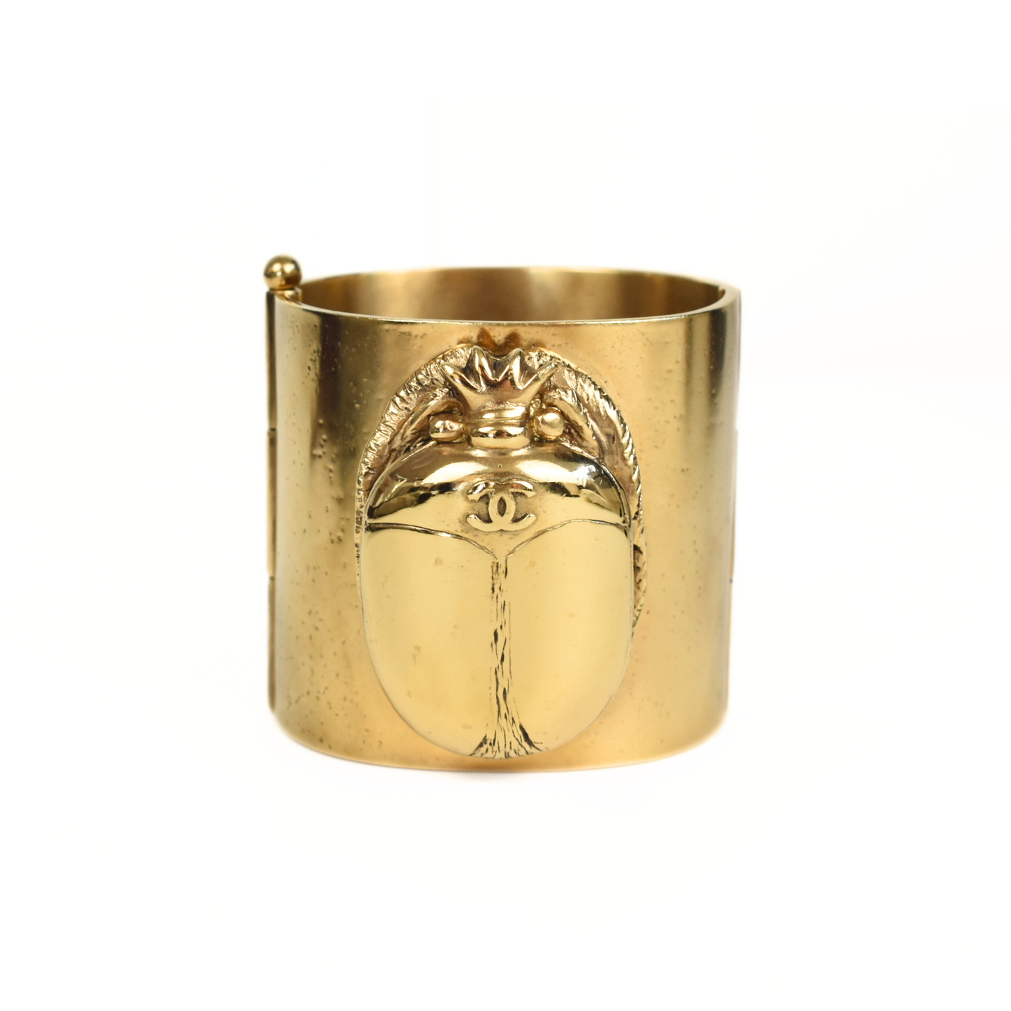 Chanel Scarab Beetle Cuff Accessory