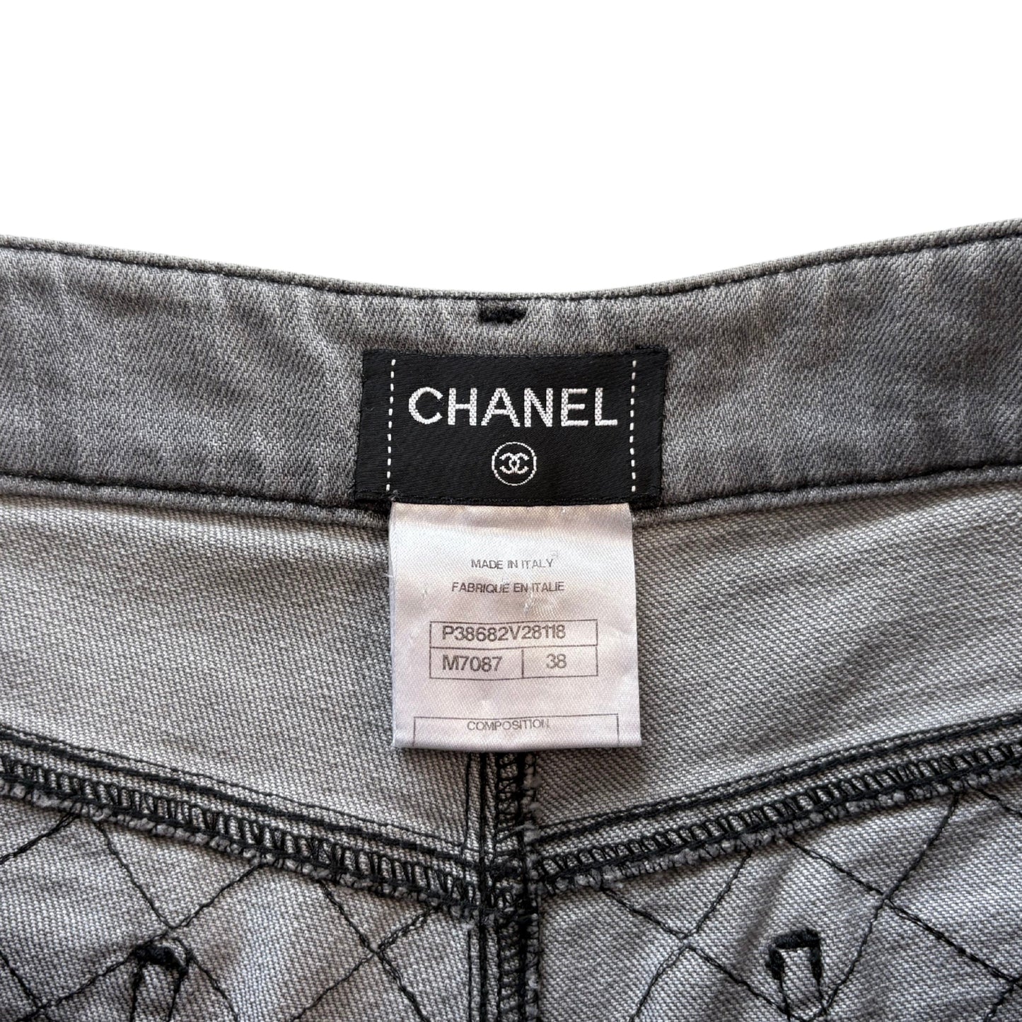 Chanel Quilted Skinny Jeans - Women's 38 Apparel