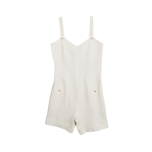 Chanel Cream Romper - Women's XS Accessory