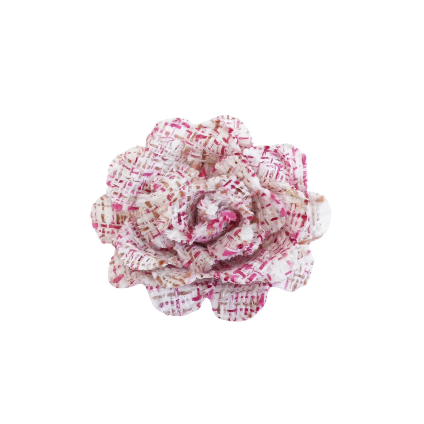 'Camelia' Tweed Brooch Signature