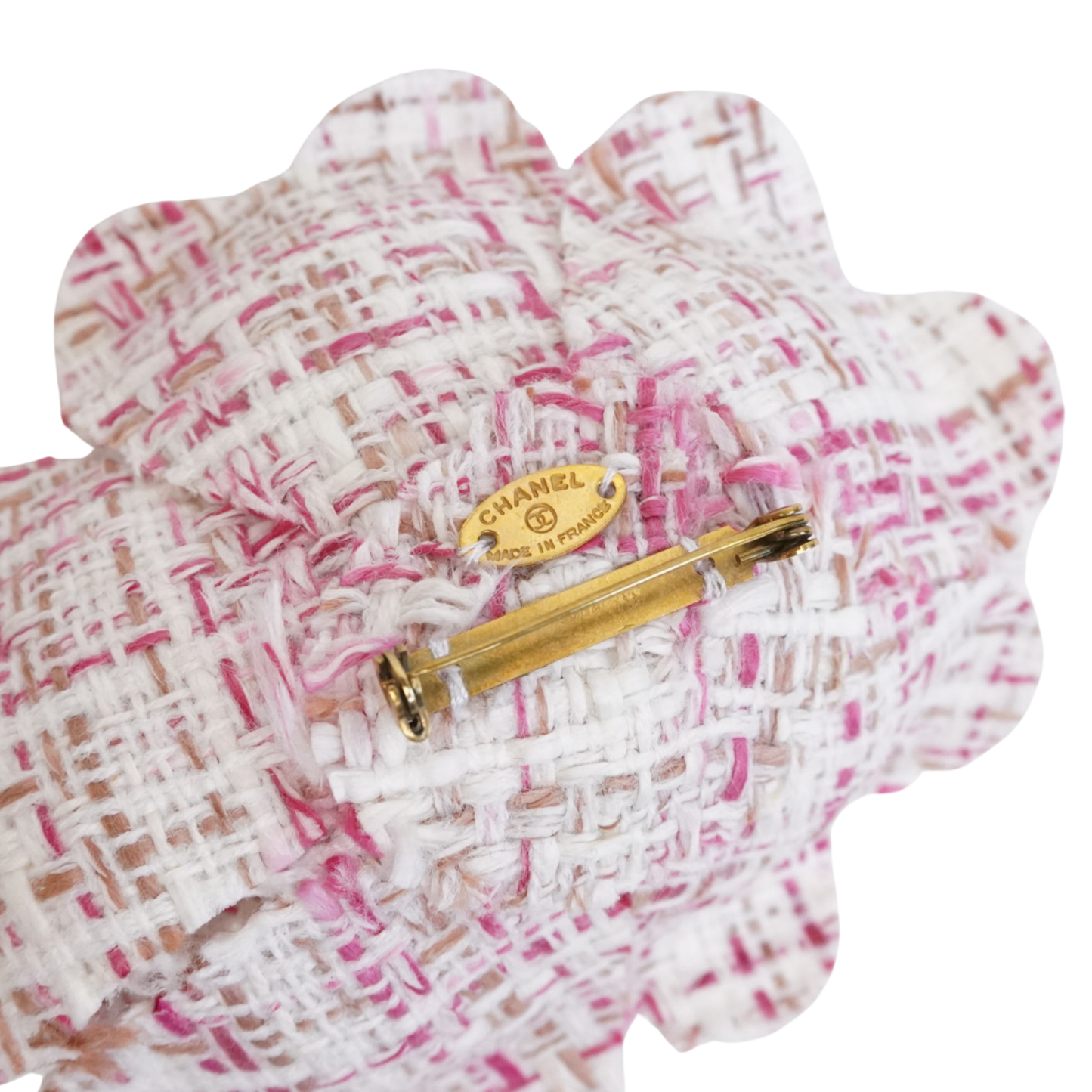 'Camelia' Tweed Brooch Signature
