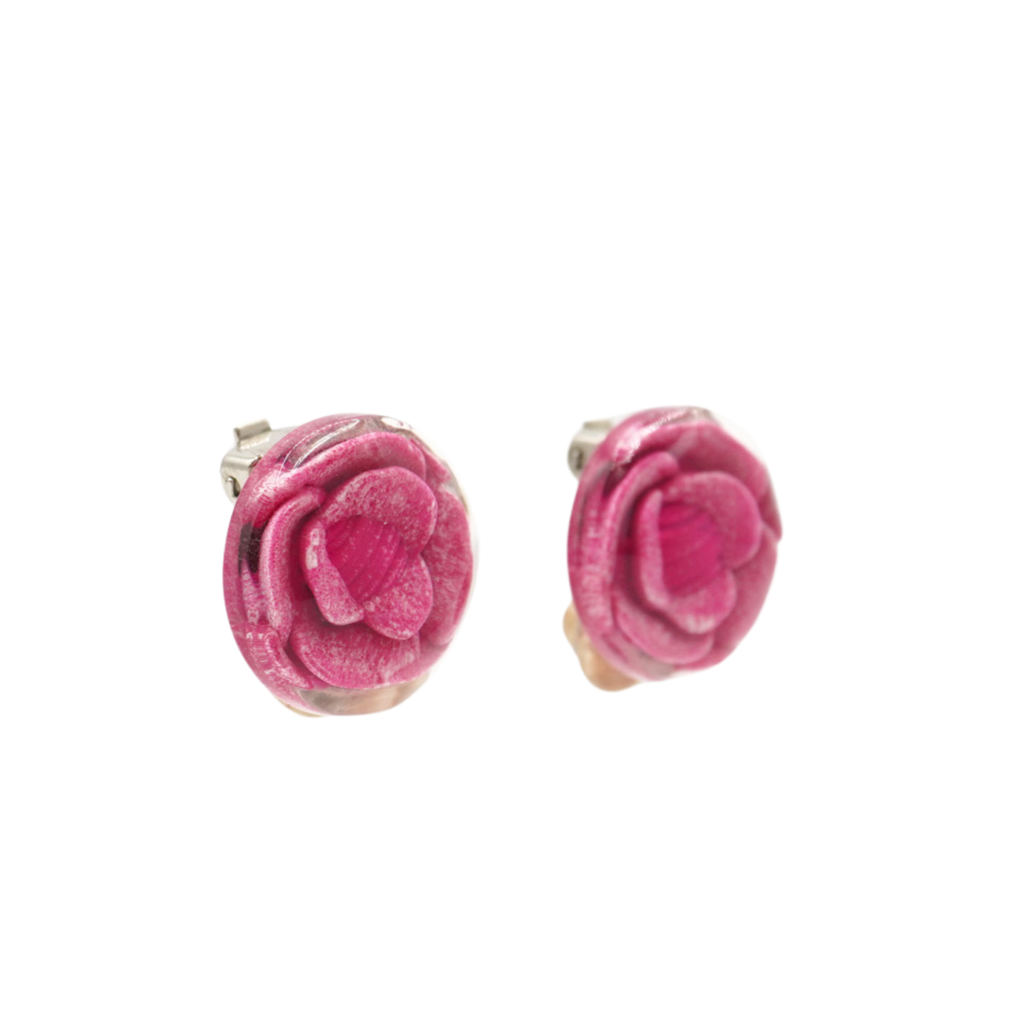 'Camellia' Clip On Earrings Jewelry Signature