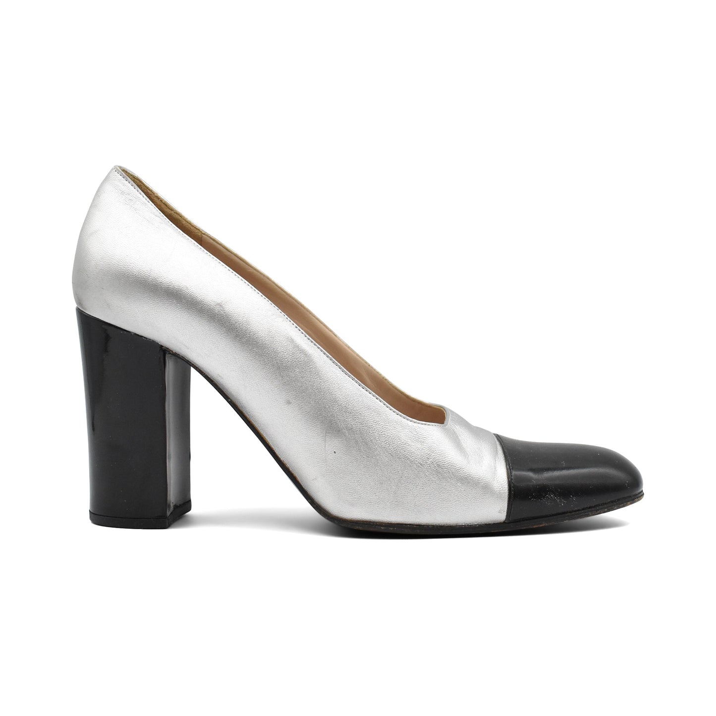 Chanel Silver Heels - Women's 35.5