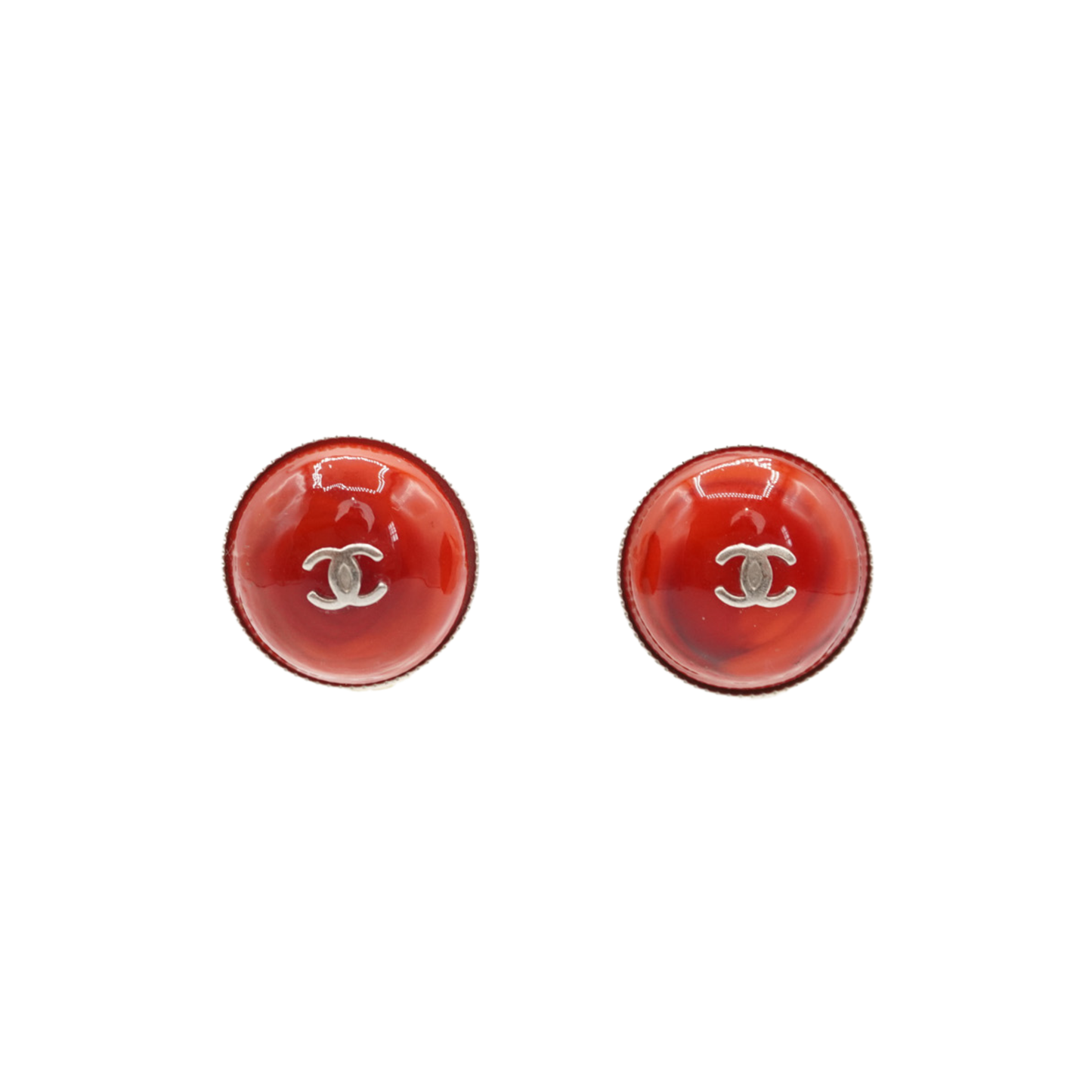 Chanel 'Cocomark' Clip On Earrings Jewelry