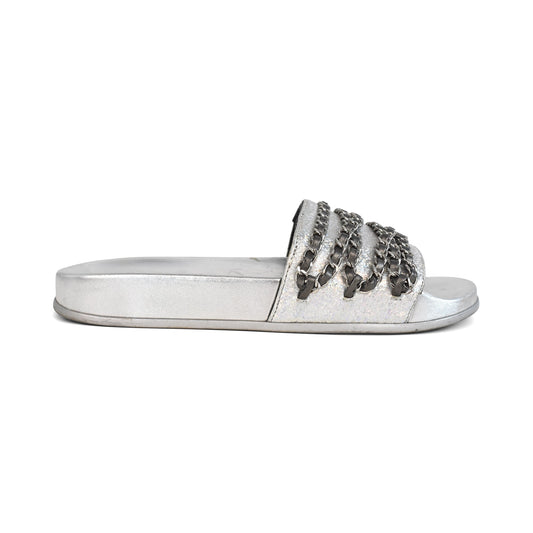 Chanel 'Chain' Slides - Women's 37 Shoes