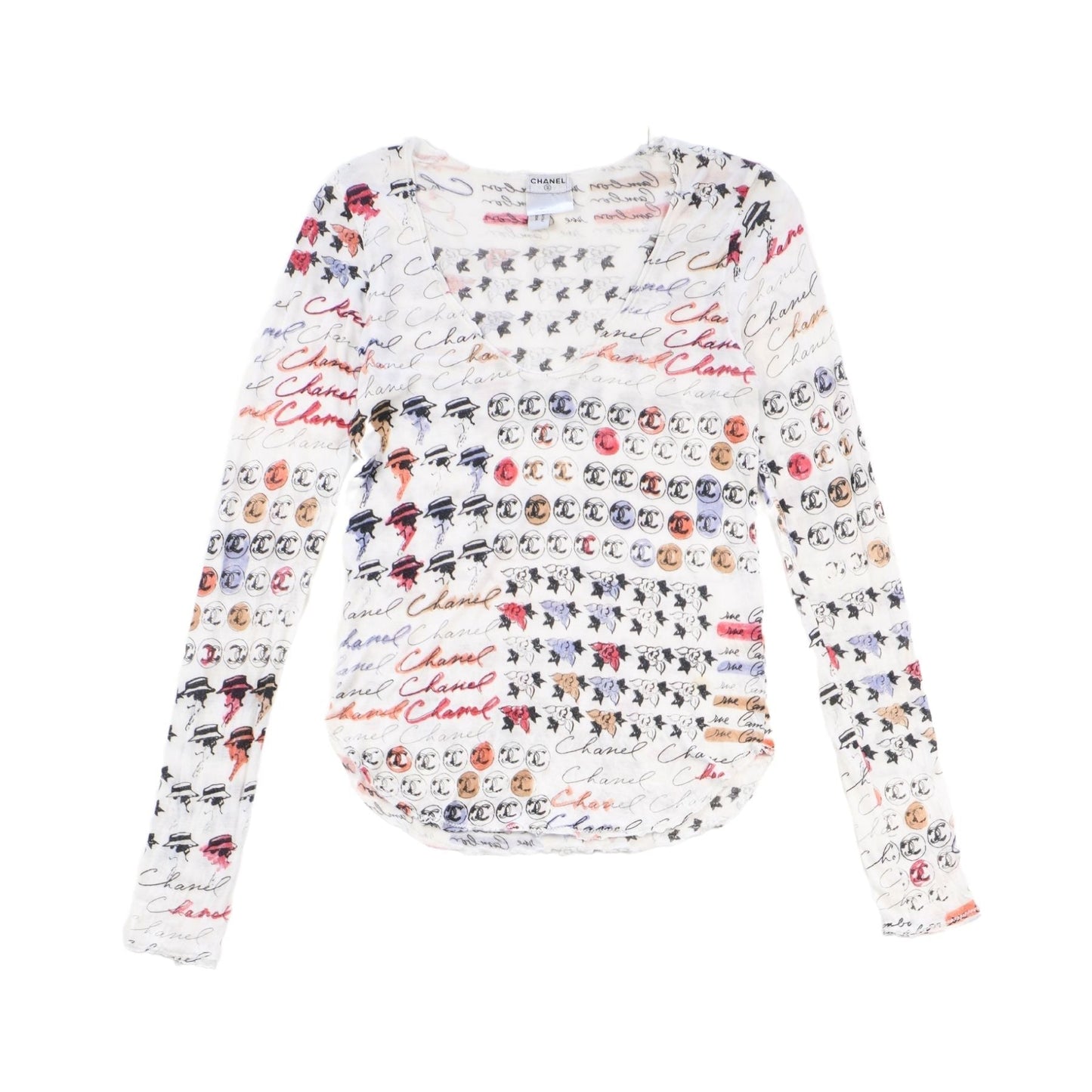 Chanel Logo Top - Women's 36 Accessory