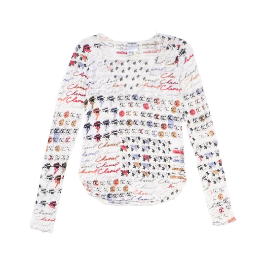 Chanel Logo Top - Women's 36 Accessory
