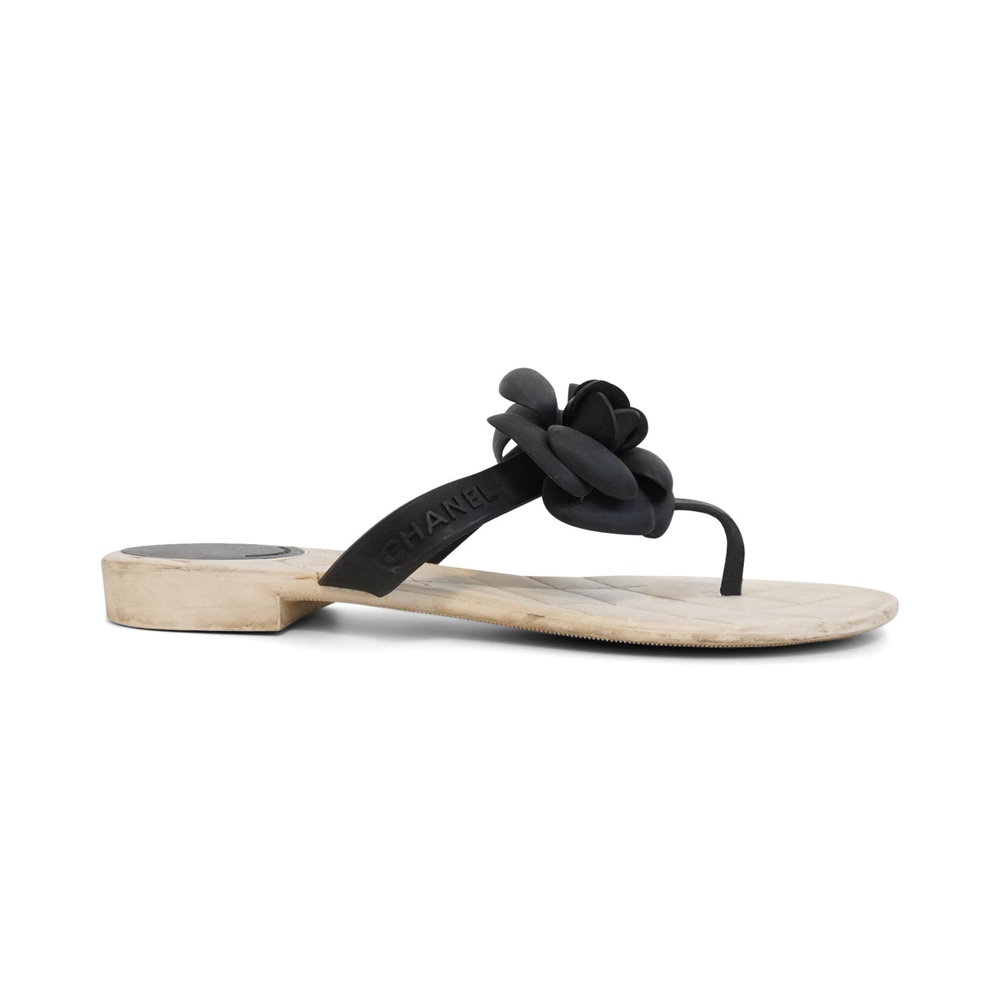 Chanel 'Camellia' Flip Flops - Women's 38 Accessory