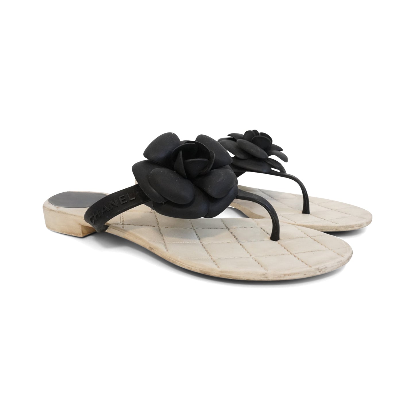 Chanel 'Camellia' Flip Flops - Women's 38 Accessory