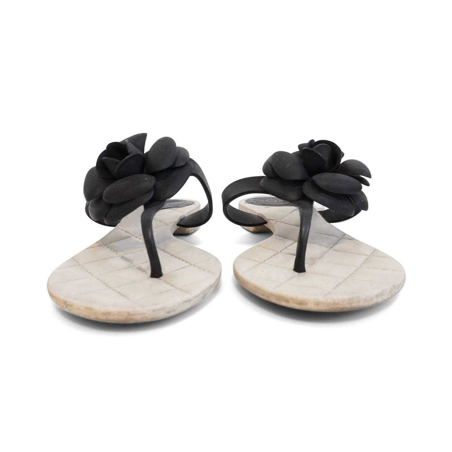 Chanel 'Camellia' Flip Flops - Women's 38 Accessory