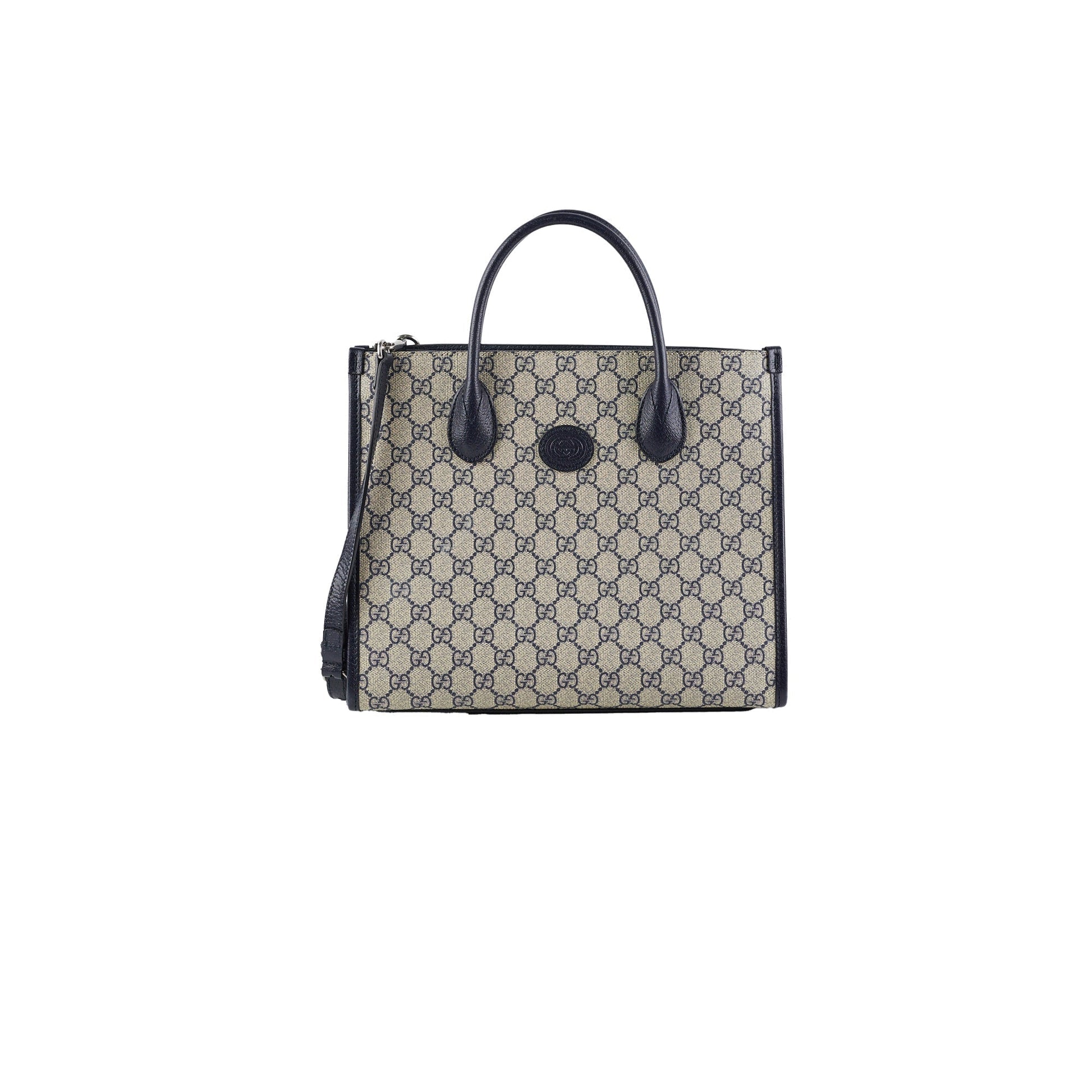 Gucci Tote Monogram Black Tote Bag