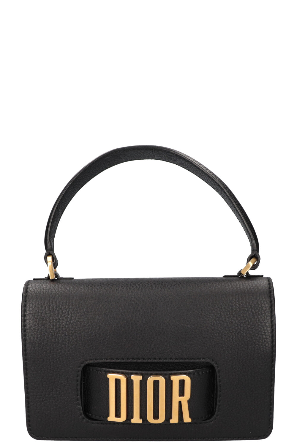 Dior Dio R evolution Bag Black Flap Top Handle Handbag