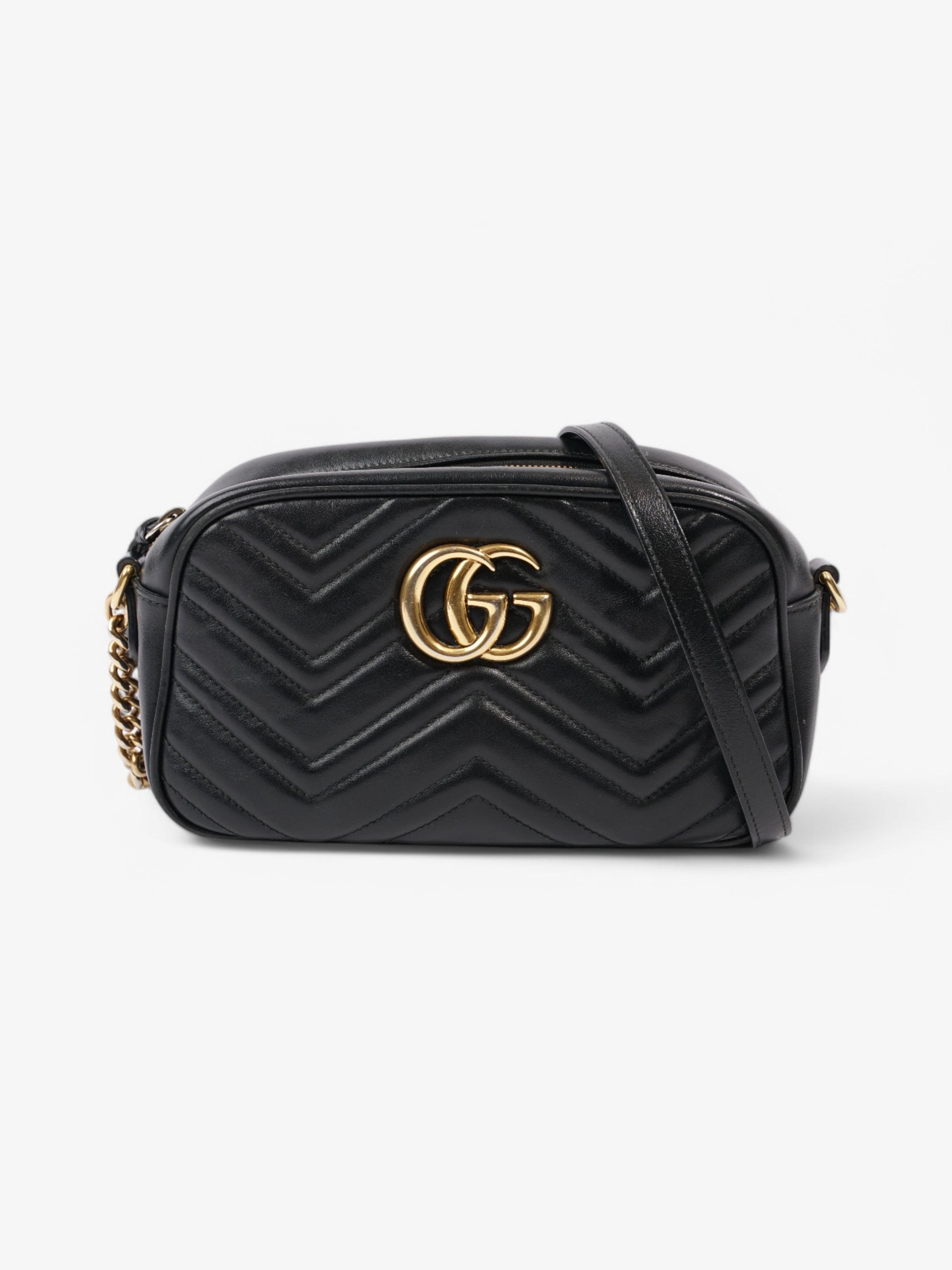 Gucci Marmont Zip Small Shoulder Bag Leather Matelasse Small 5